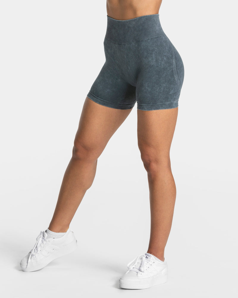 Acid Covert Scrunch Shorts "Navy"
