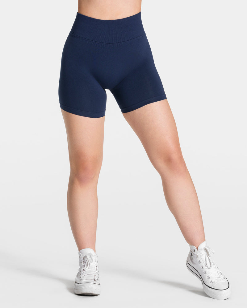 Femme Sculpt Scrunch Shorts "Dunkelblau"