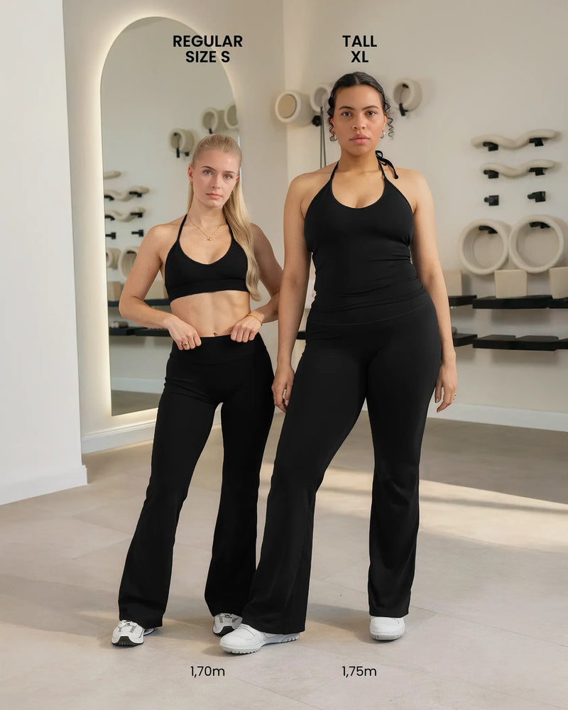 Allrounder Sculpt Scrunch Flared Leggings Tall "Schwarz"