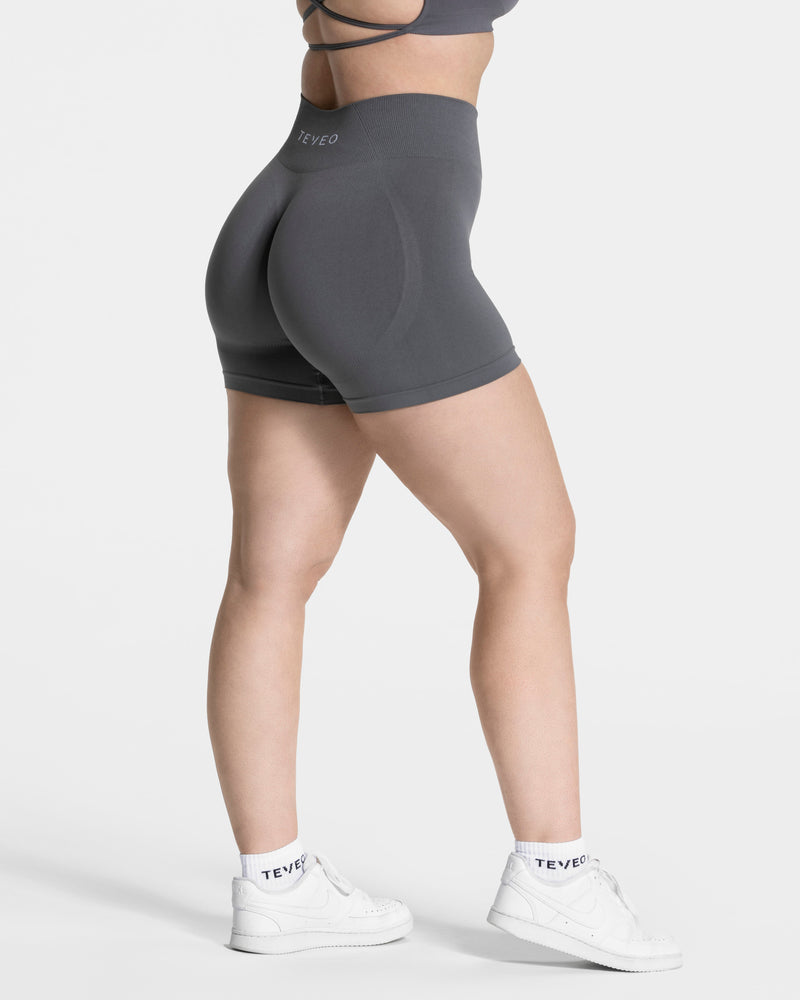 Pure Covert Scrunch Shorts "Graphit"