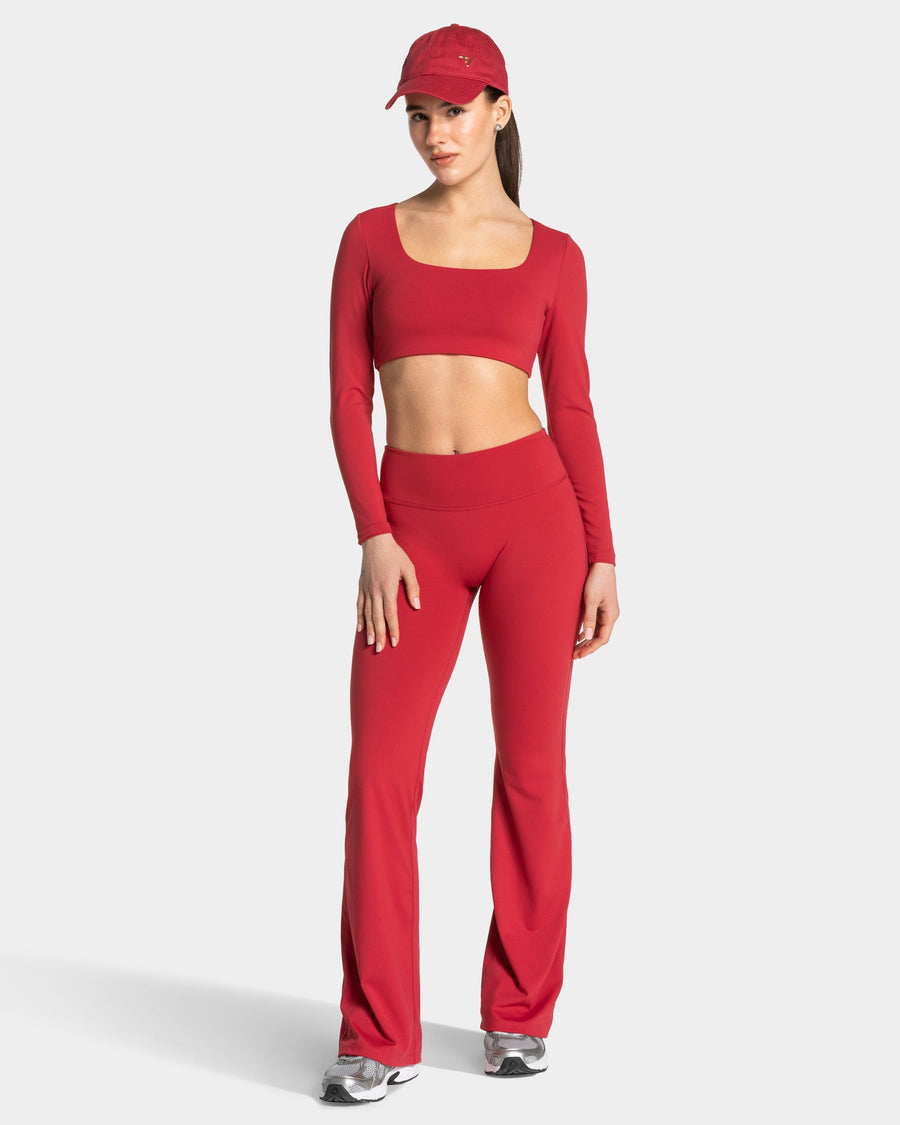 Allrounder Sculpt Scrunch Flared Leggings Regular "Cherry"