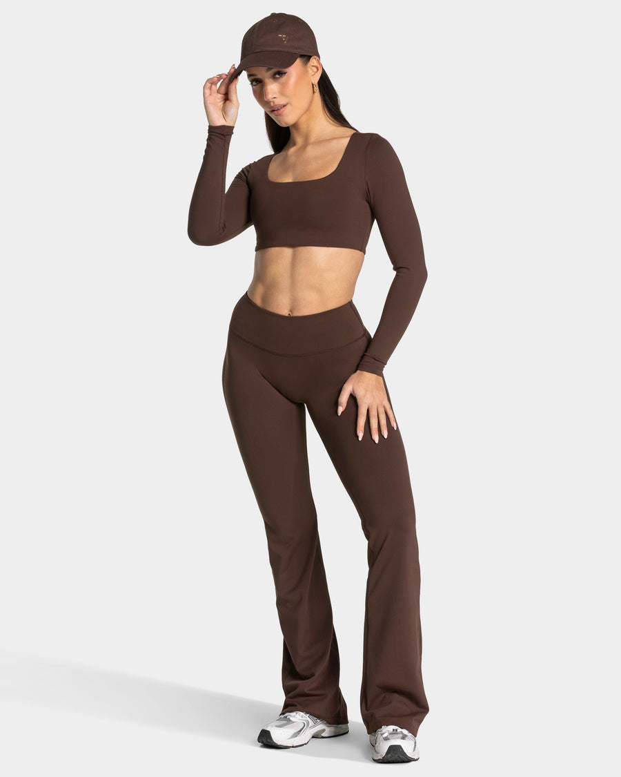 Allrounder Sculpt Scrunch Flared Leggings Tall "Espresso"