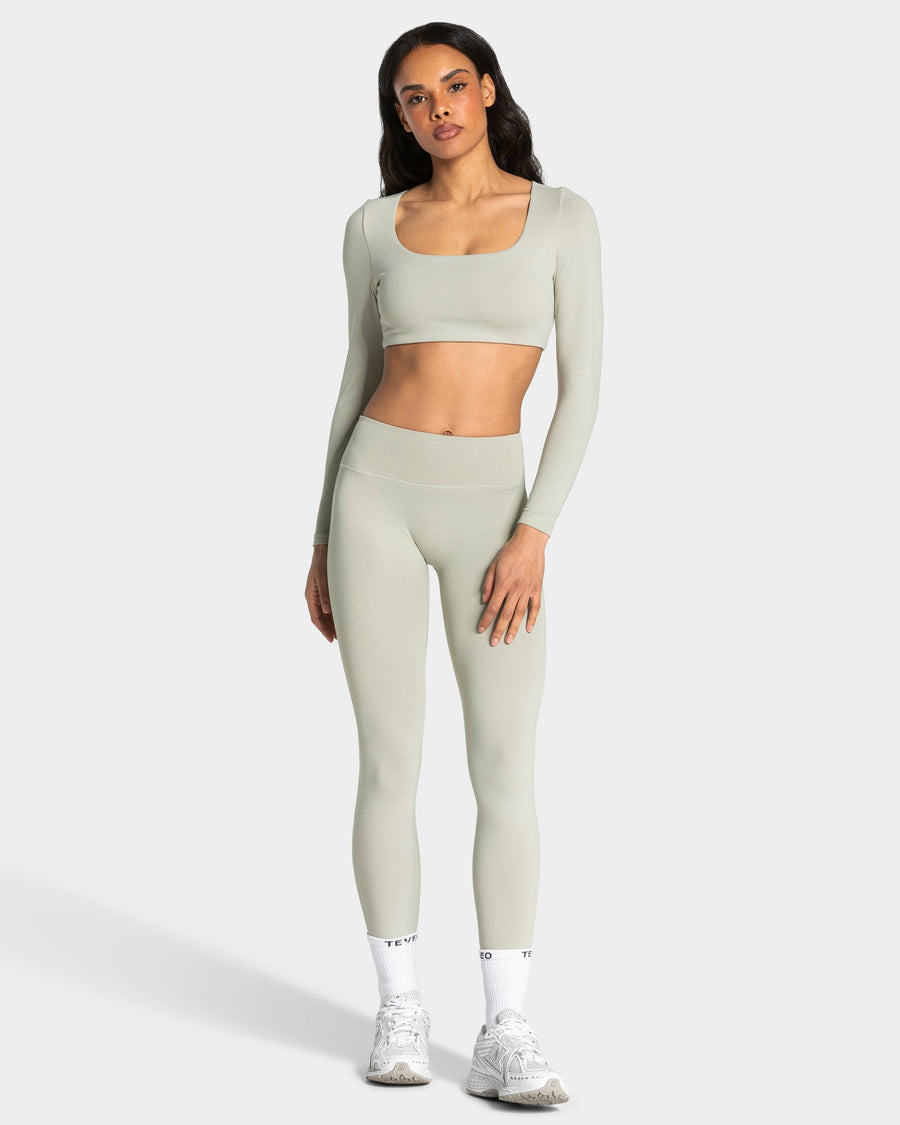 Allrounder Cropped Longsleeve "Pistachio"