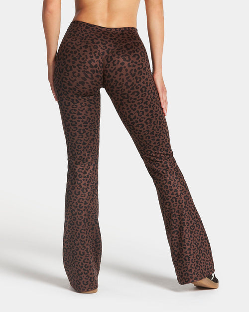 Allrounder Flared Leggings Tall "Leo Walnut"