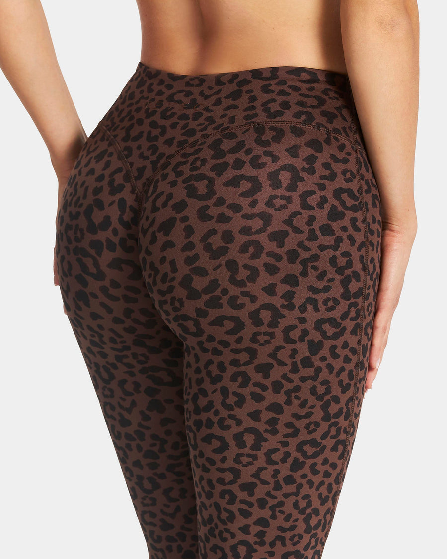 Allrounder Flared Leggings Regular "Leo Walnut"