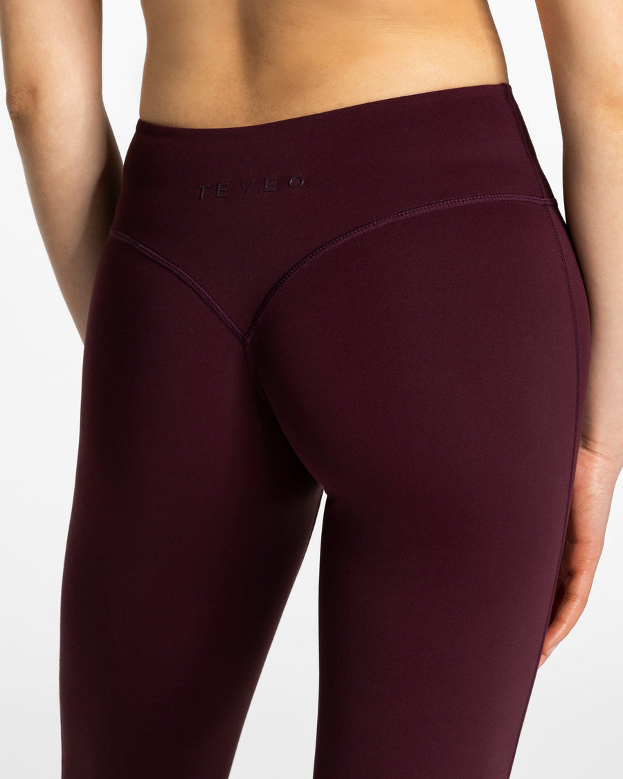 Allrounder Flared Leggings Tall "Merlot"