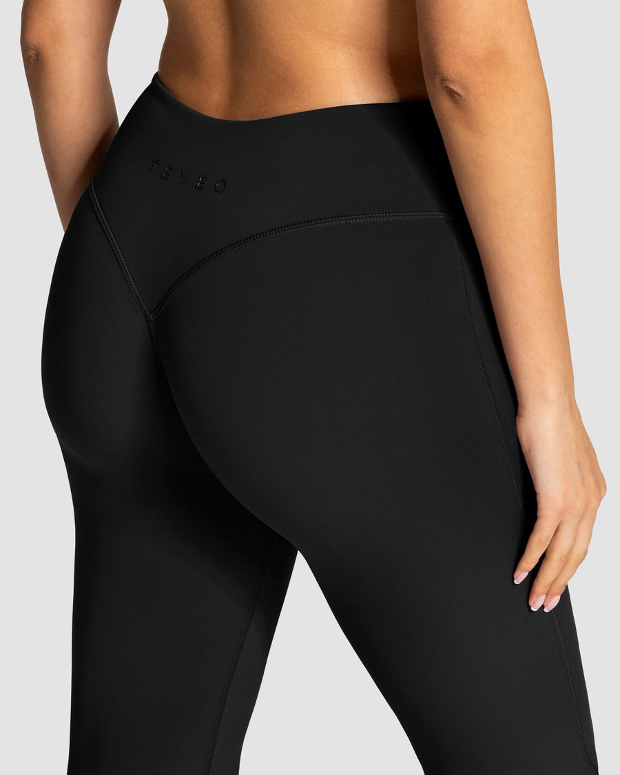 Allrounder Flared Leggings Tall "Schwarz"