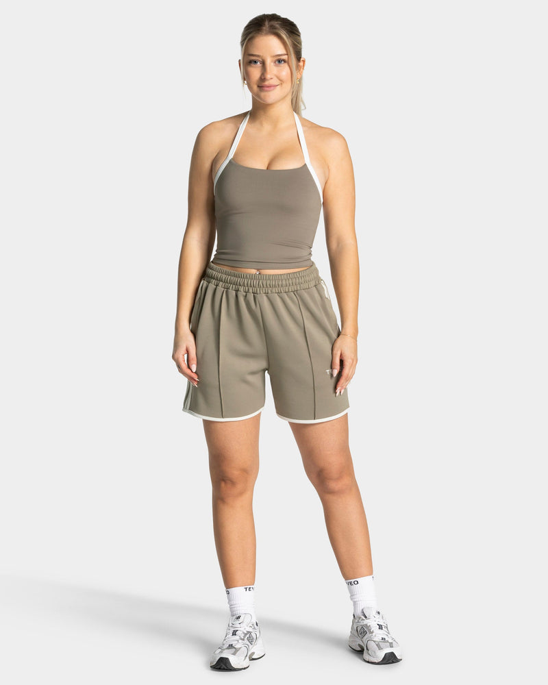 Club Neckholder Top "Khaki"