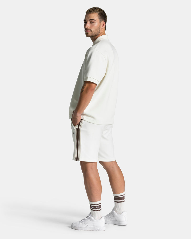 Club Socken (2er-Pack) "Off White - Espresso"