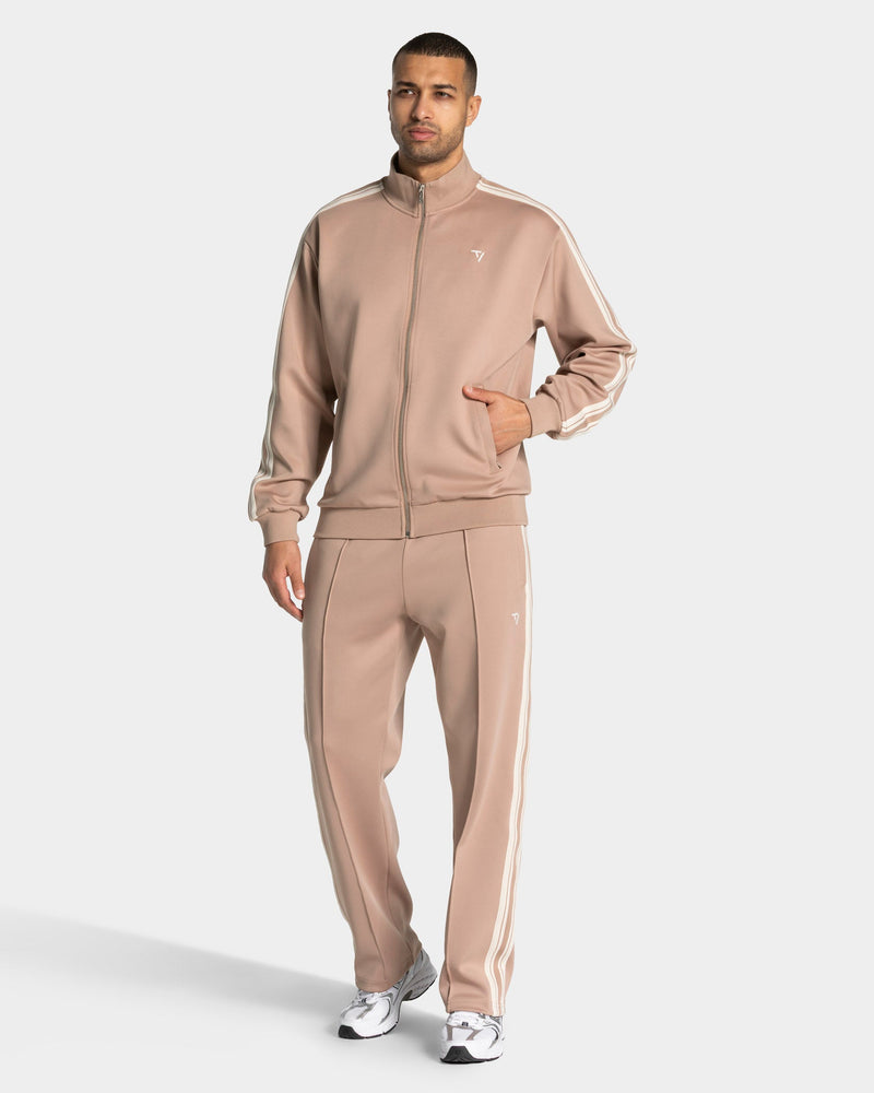 Club Zip Jacke "Beige"