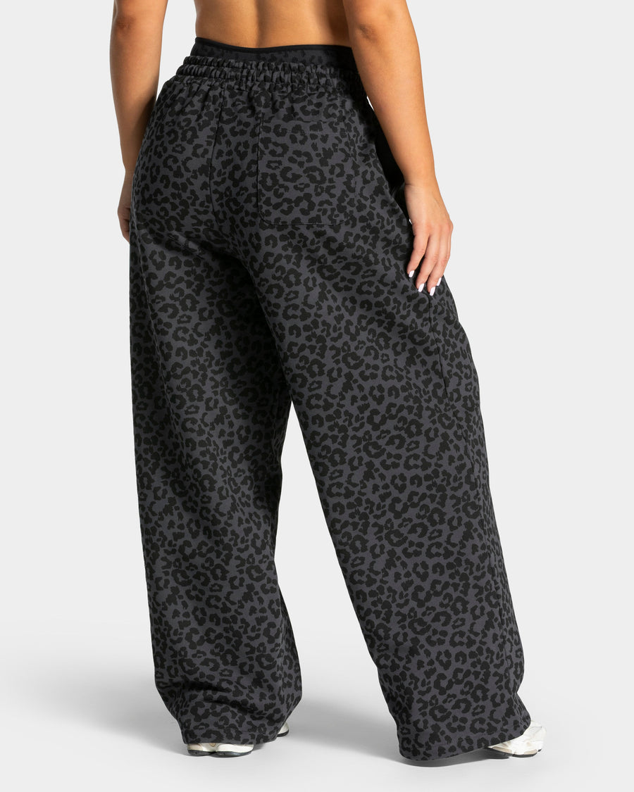 Contrastline Wide Leg Jogger "Leo Schwarz"