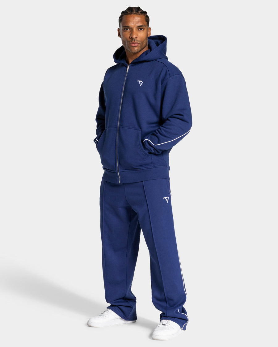 Contrastline Straight Leg Jogger "Indigo"