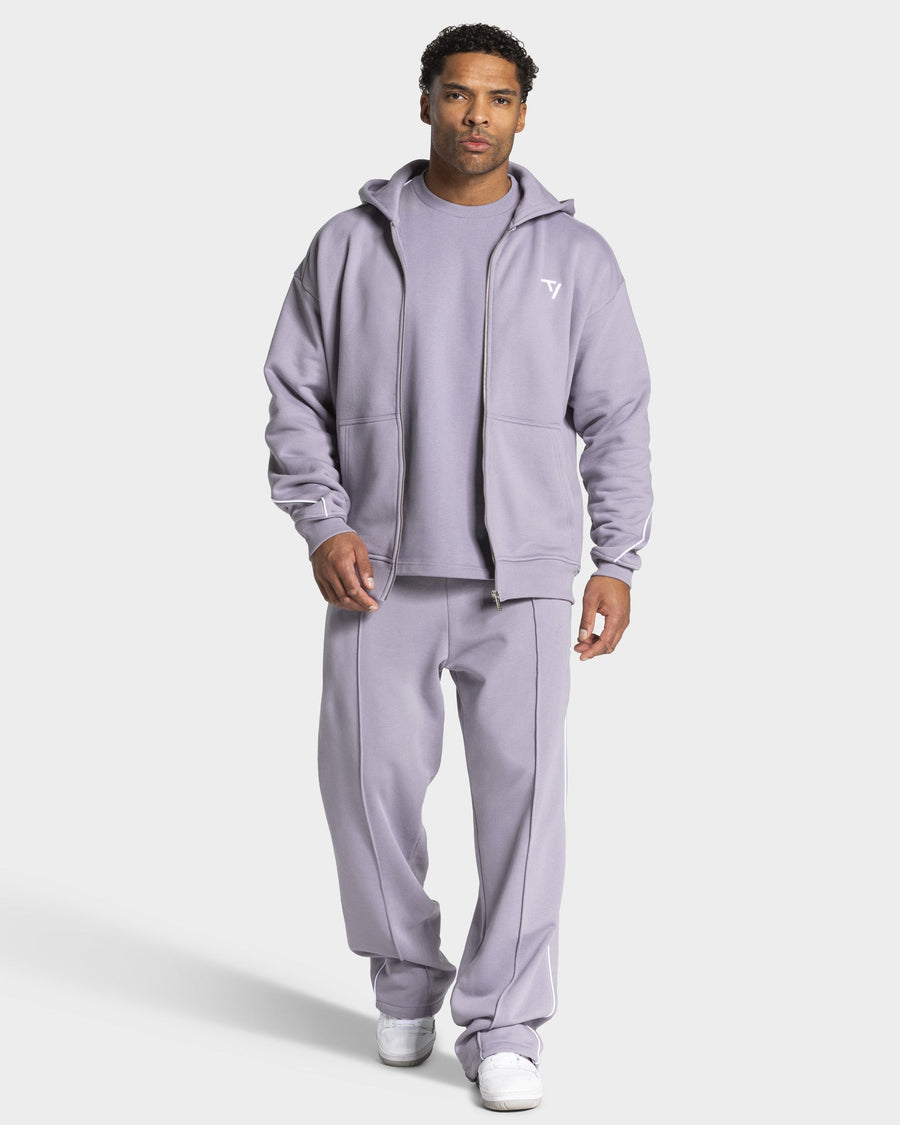 Contrastline Straight Leg Jogger "Lavendel"