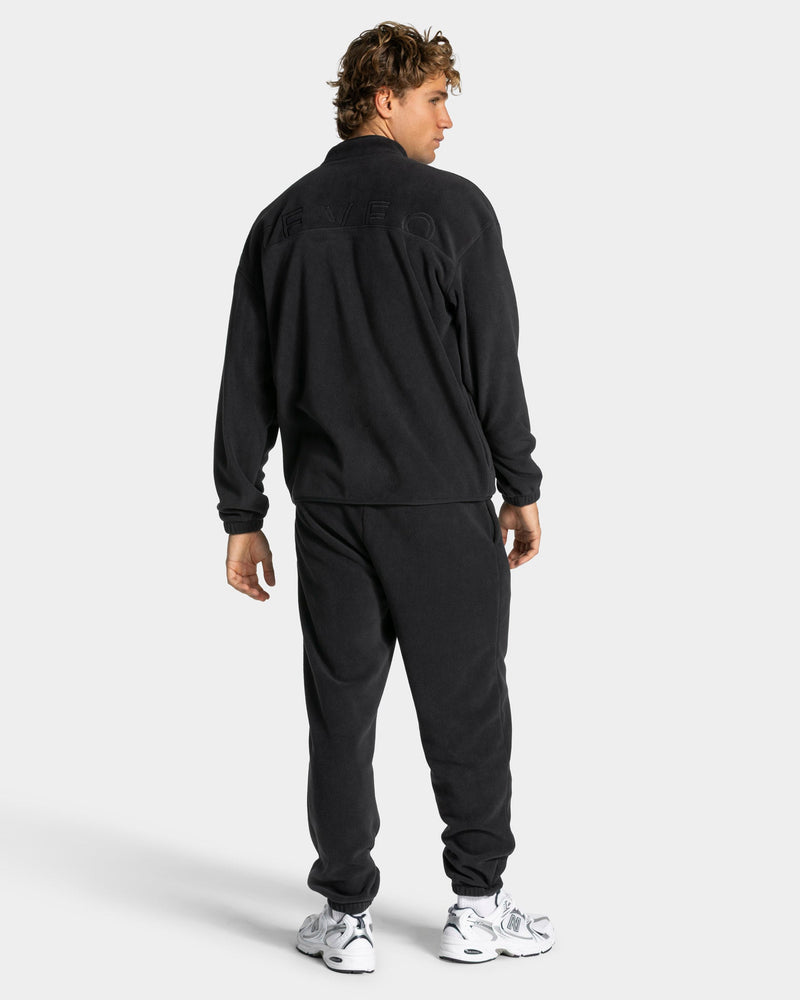 Fleece Zip Jacke "Anthrazit"