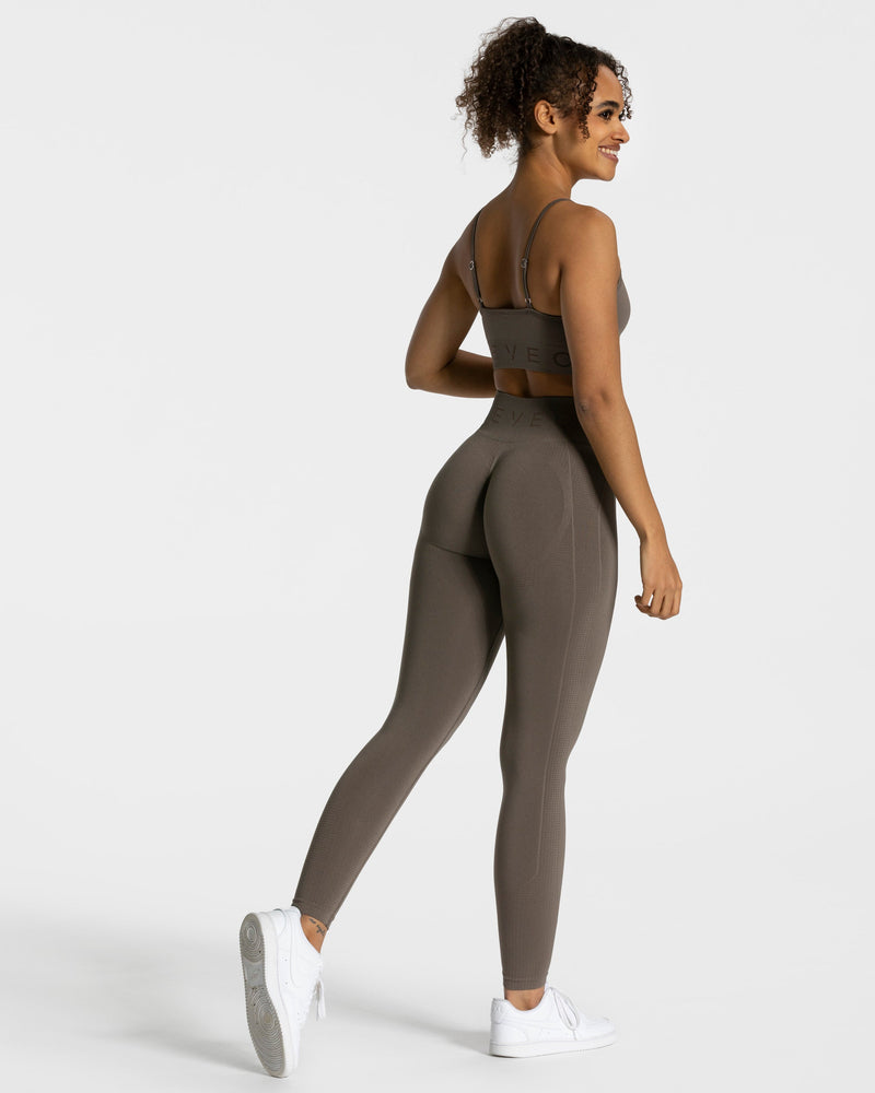 Focus Scrunch Leggings "Taupe"