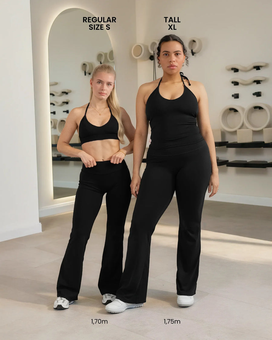 Allrounder Sculpt Scrunch Flared Leggings Tall "Schwarz"