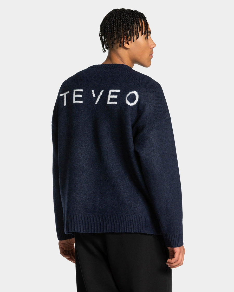 Knit Sweater "Midnight Meliert"