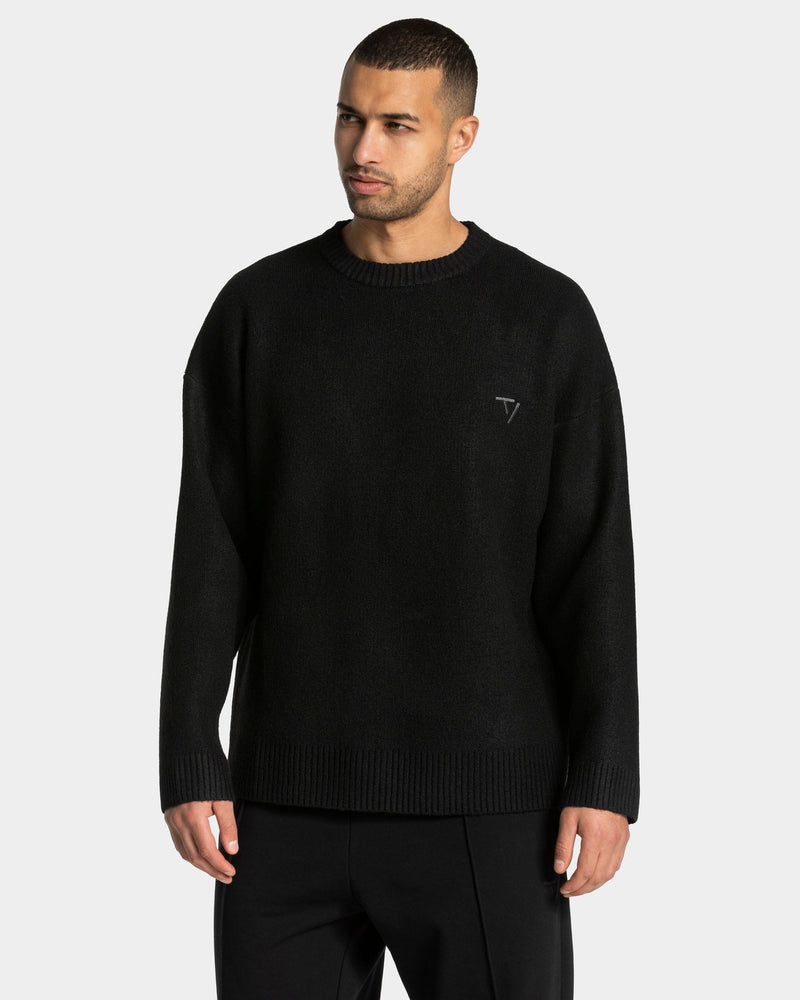 Knit Sweater "Schwarz"