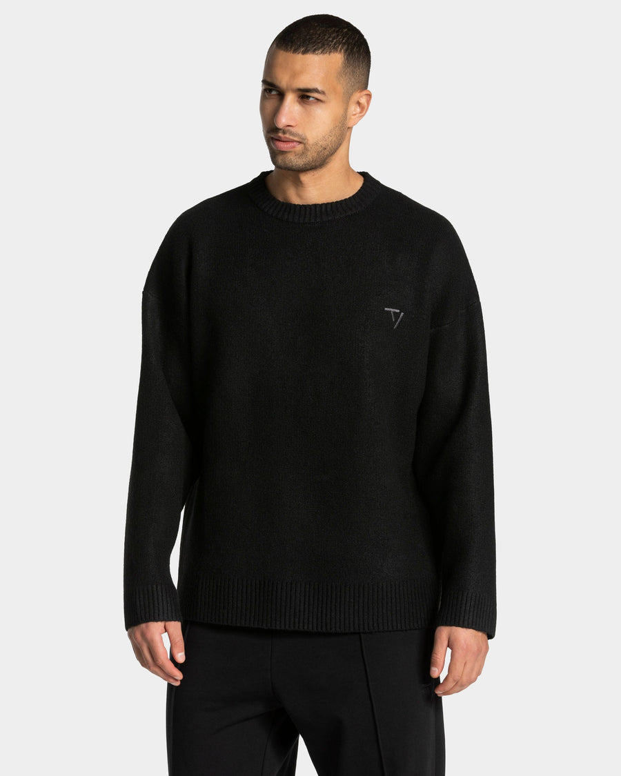 Knit Sweater "Schwarz"