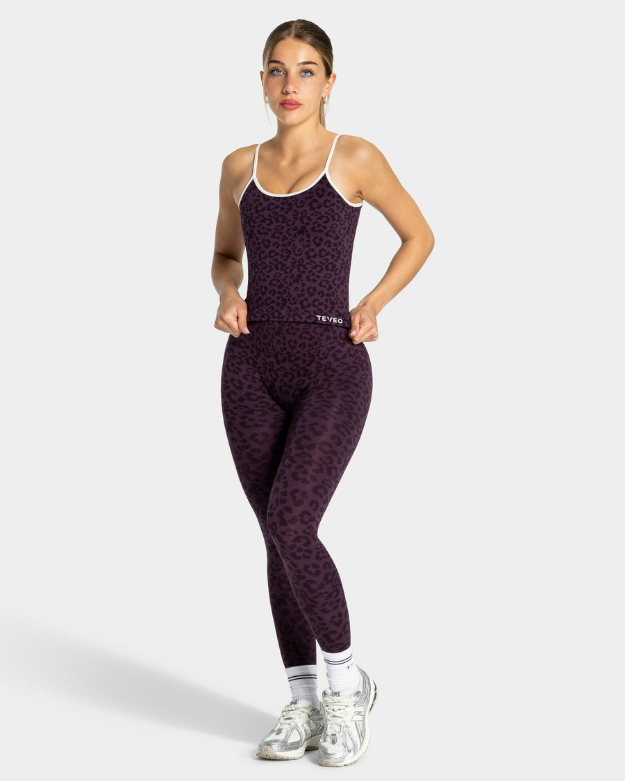 Contrastline Cami Top "Leo Blackberry"