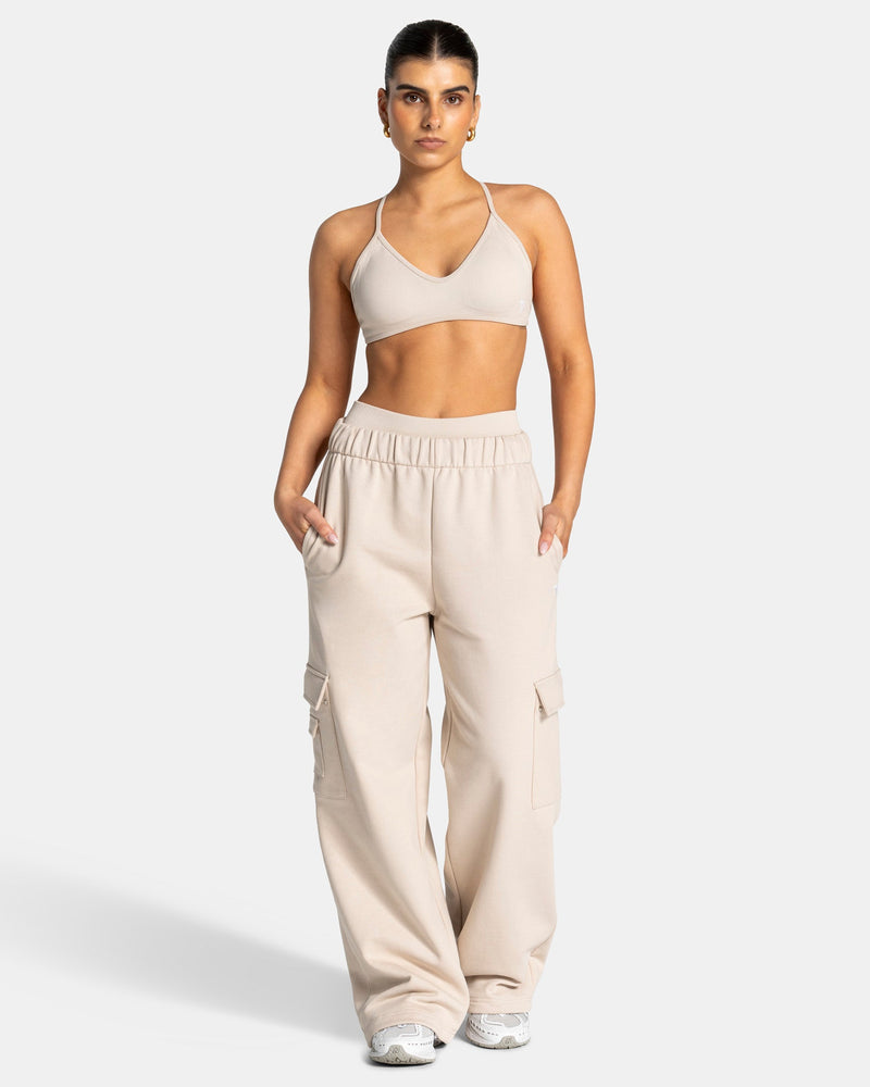 Lift Wide Leg Cargo Jogger "Cream"