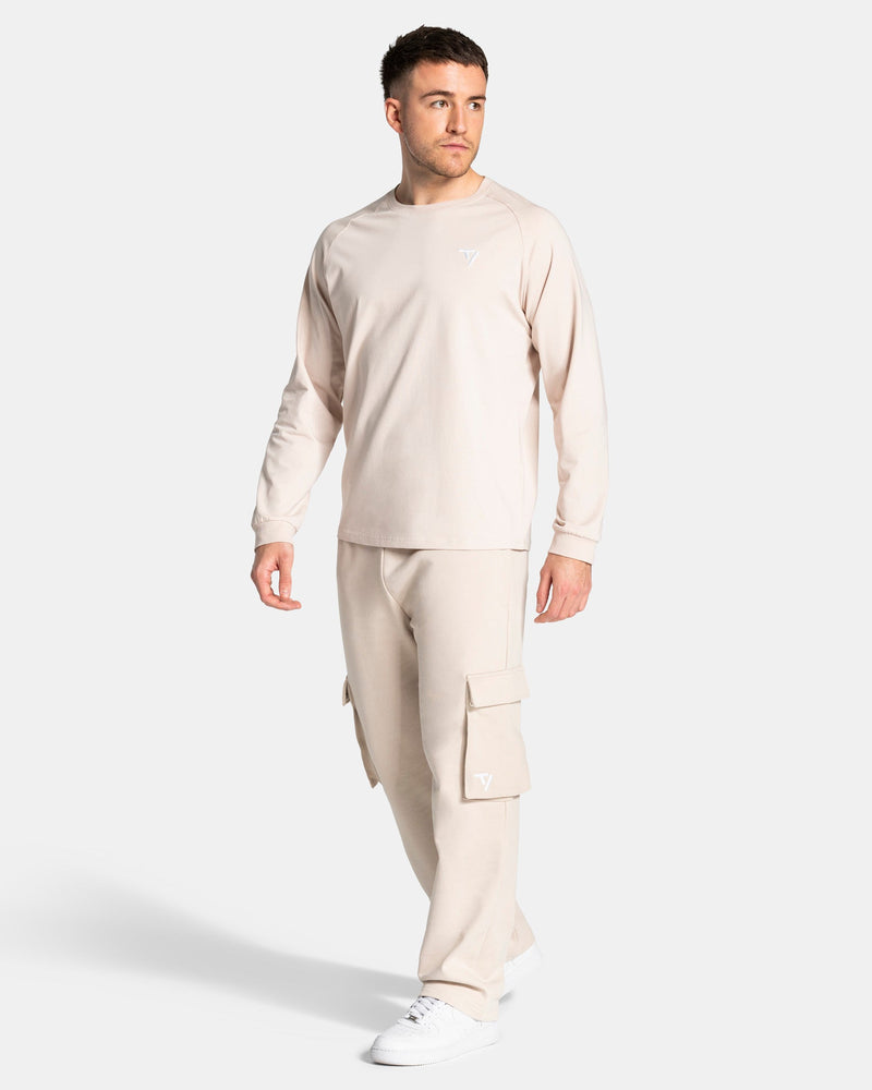Lift Wide Leg Cargo Jogger "Cream"