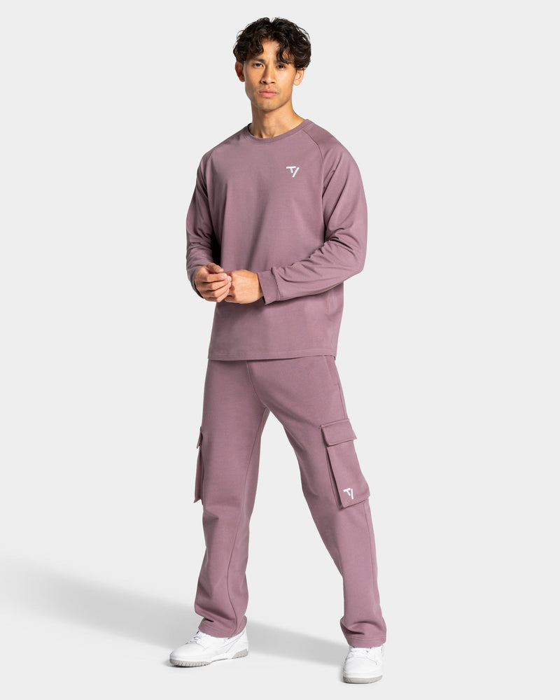 Lift Wide Leg Cargo Jogger "Mauve"