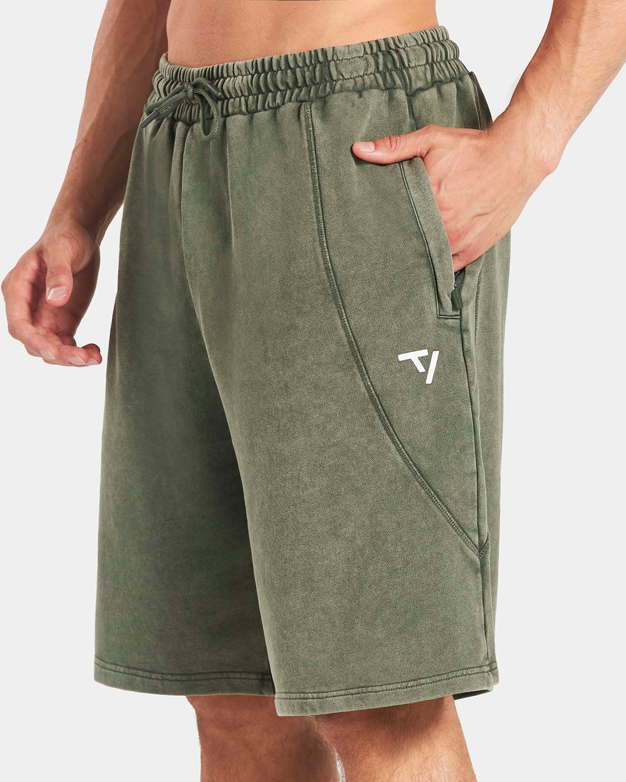 Legacy Lifting Oversized Shorts "Acid Khaki"