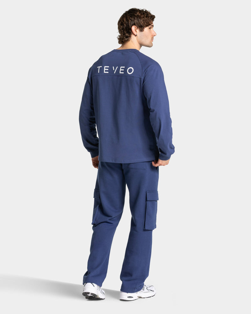 Lift Wide Leg Cargo Jogger "Indigo"