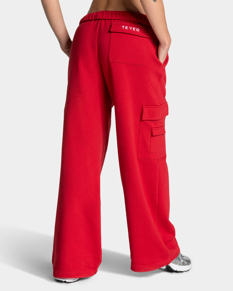 Lift Wide Leg Cargo Jogger "Chili"