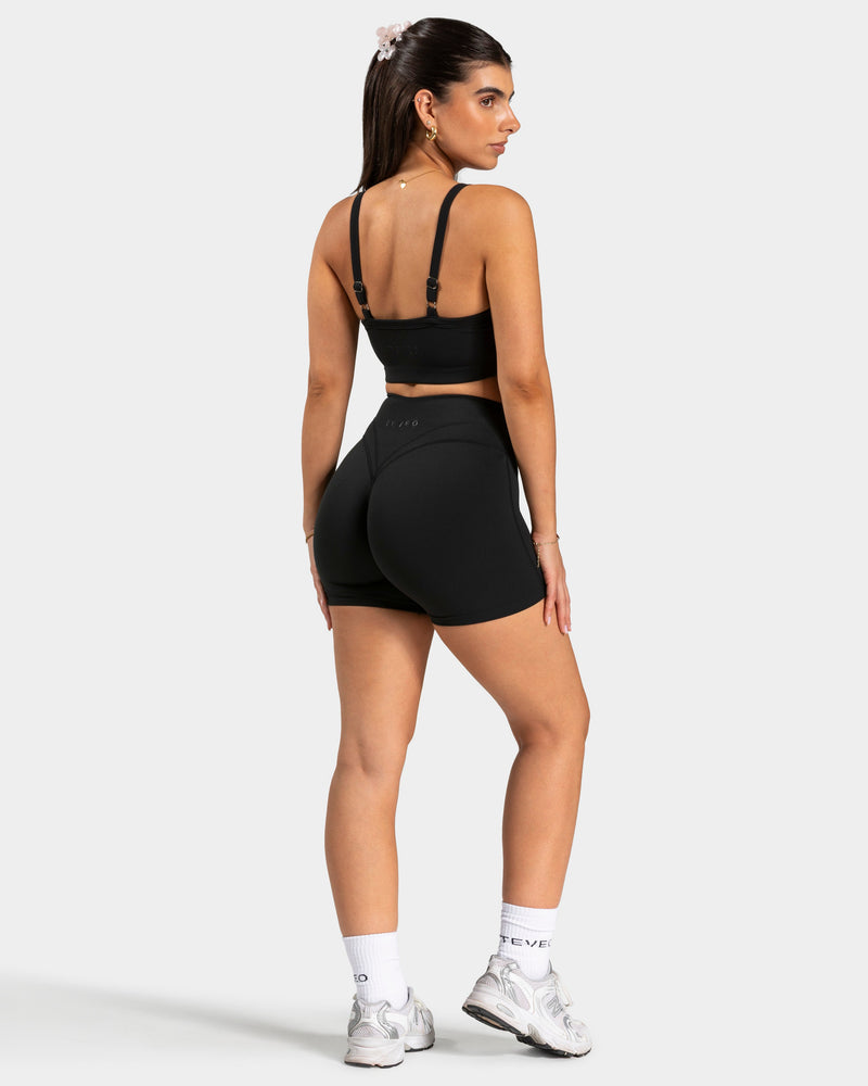 Luxmotion Sculpt Scrunch Shorts "Schwarz"