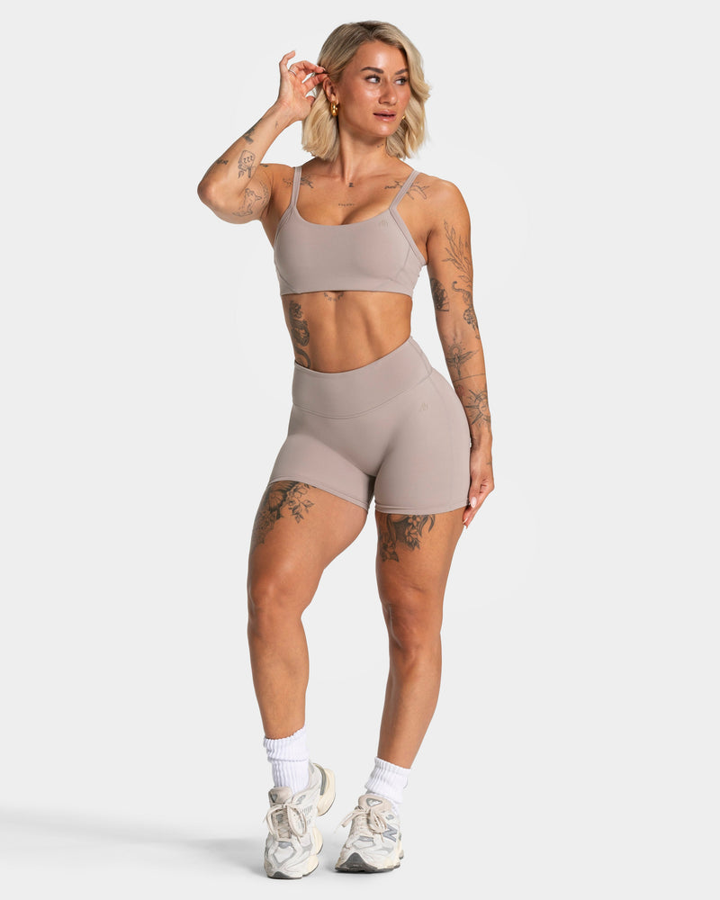 Luxmotion Sculpt Scrunch Shorts "Stone"