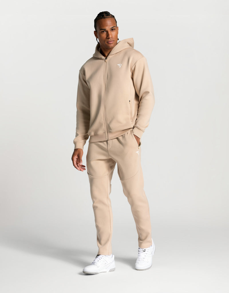 Prime Zip Hoodie "Beige"