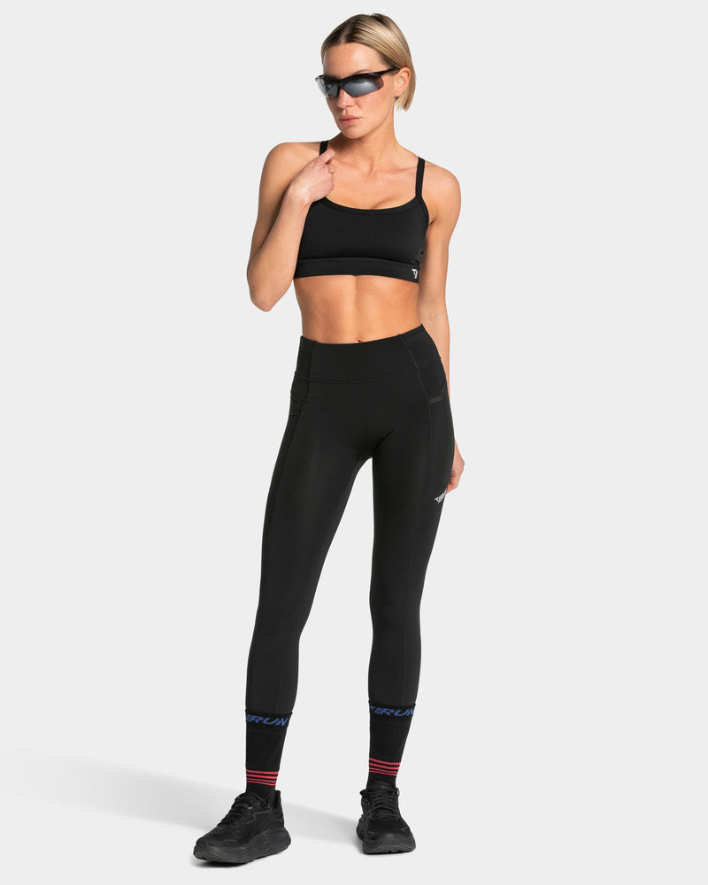 RUN Leggings "Schwarz"