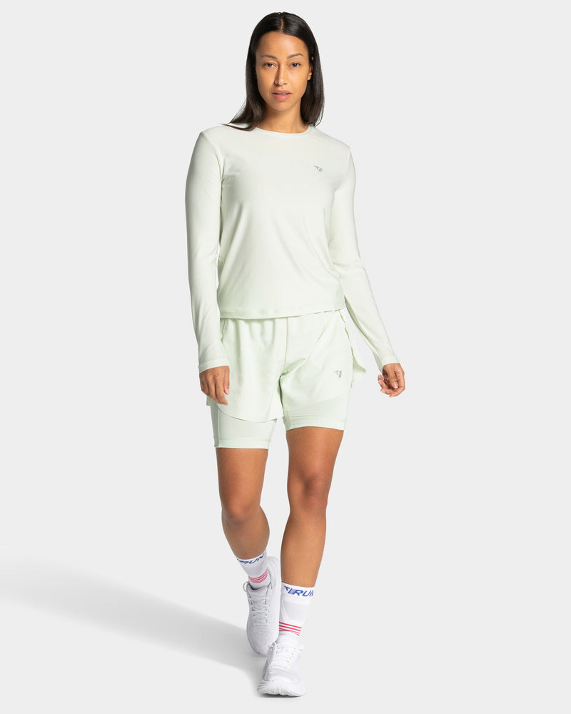 RUN 2in1 Shorts 8 Inch "Ice Mint"