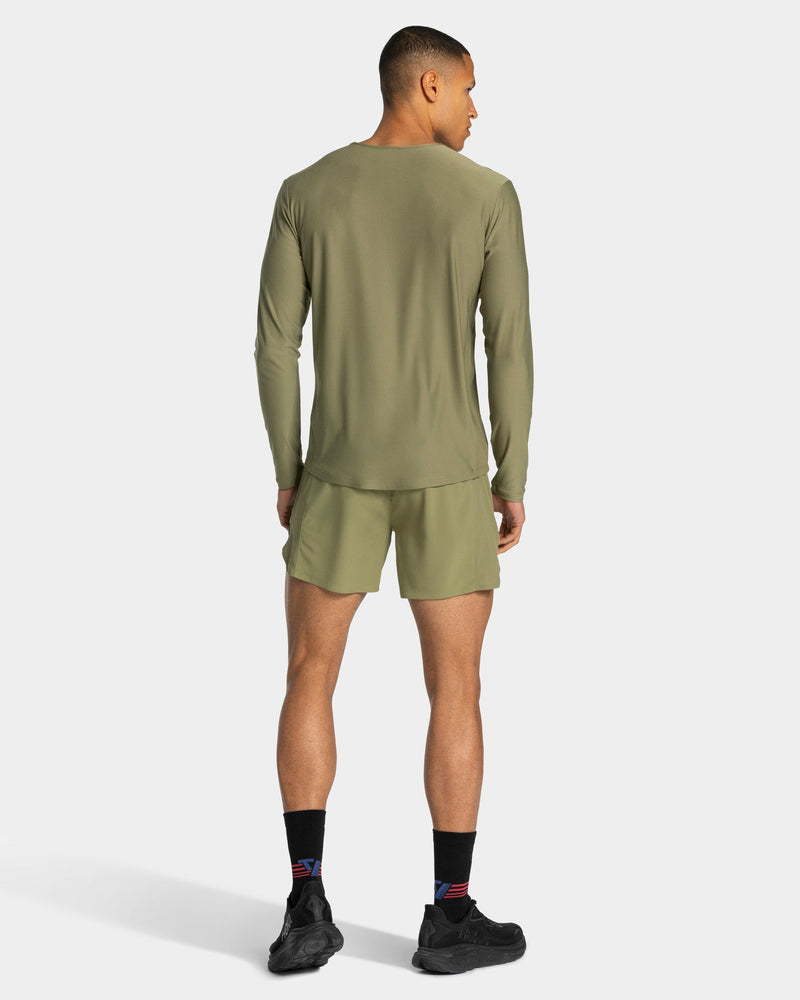RUN Shorts 5 Inch "Olive"