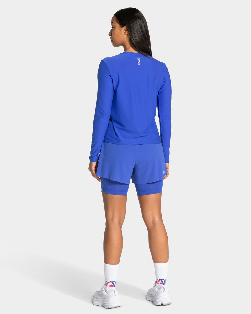RUN Longsleeve "Royalblau"