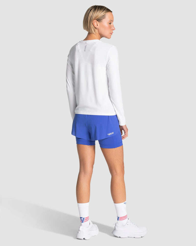 RUN Longsleeve "Weiß"