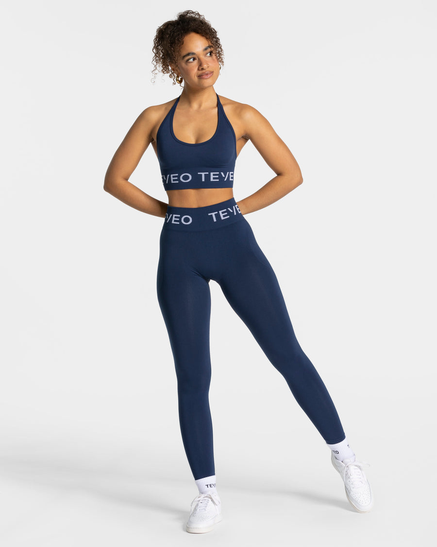 Signature Scrunch Leggings "Dunkelblau"