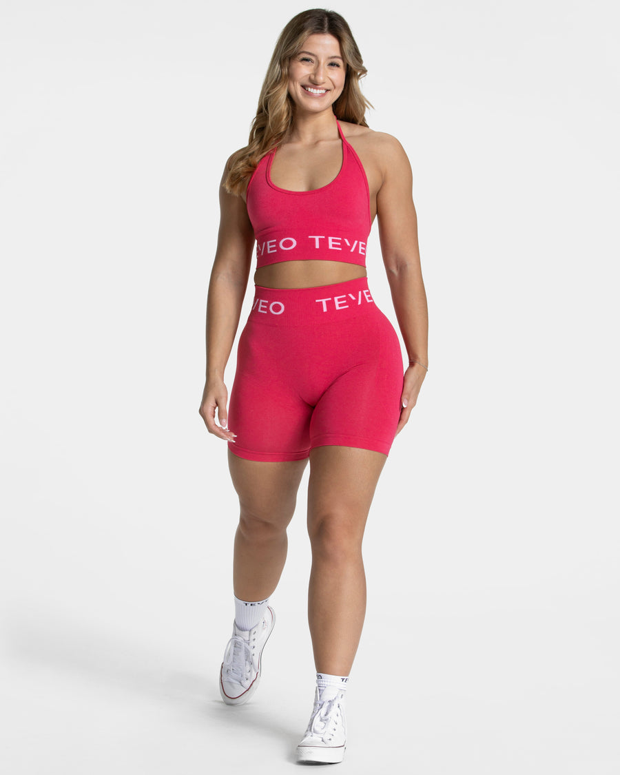Signature Scrunch Shorts "Berry"