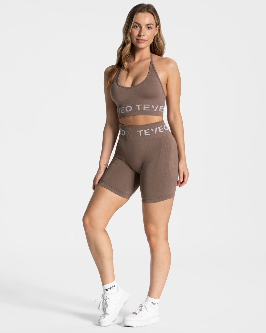 Signature Scrunch Shorts "Mokka"