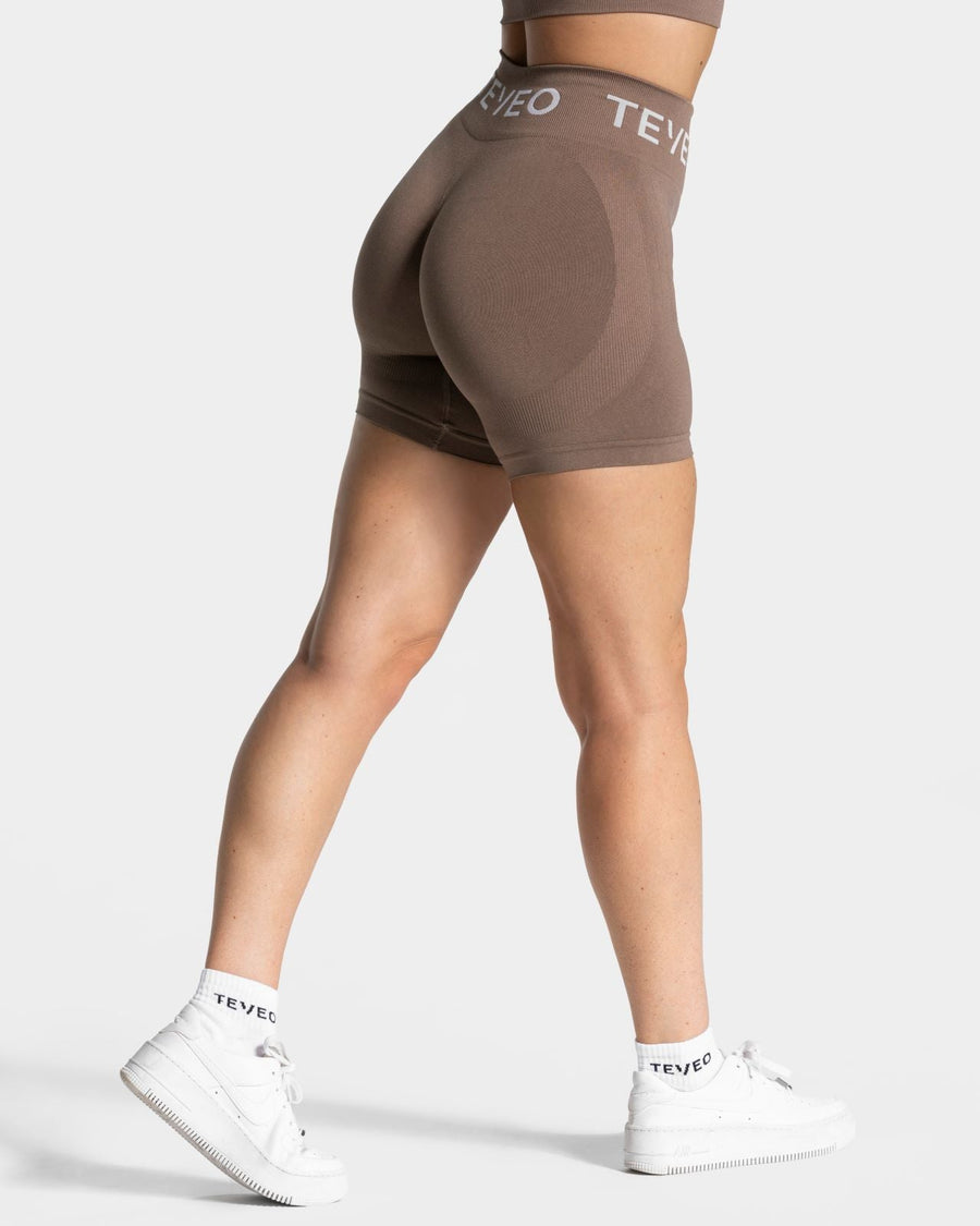 Signature Scrunch Shorts "Mokka"