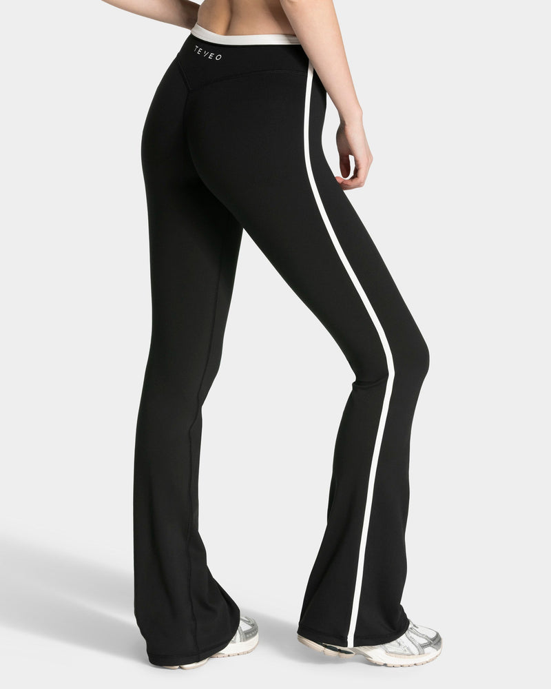 Soft Flared Leggings Regular "Schwarz"