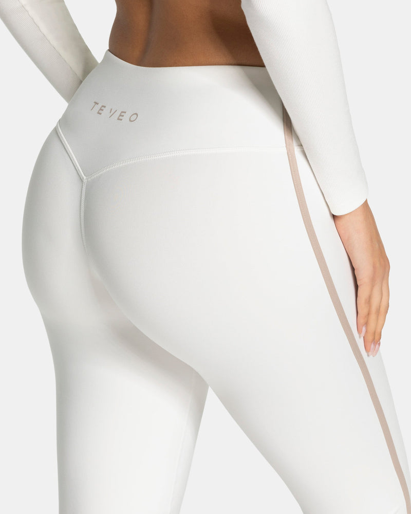 Soft Flared Leggings Tall "Off White"