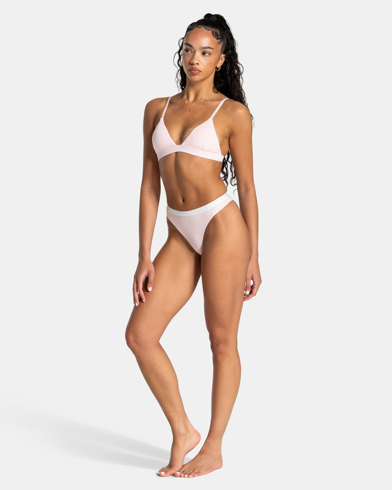 Soft Ribbed Tanga "Blossom"