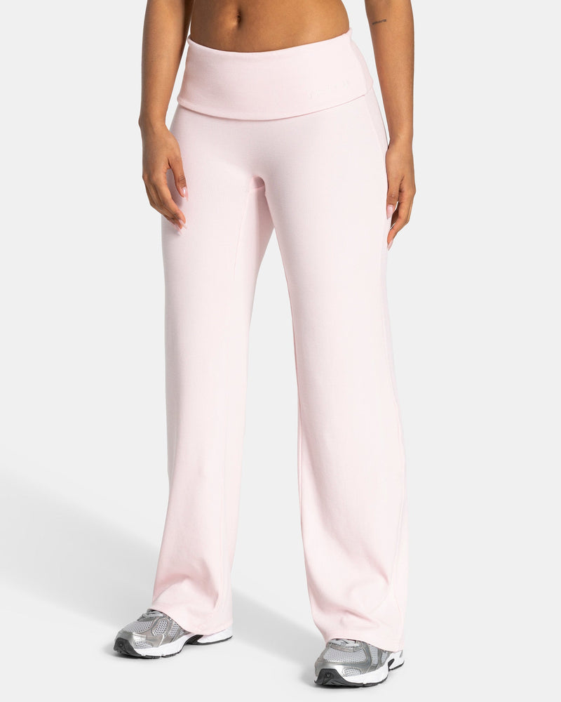 Soft Ribbed Foldover Straight Leg Pants Tall ''Blossom''