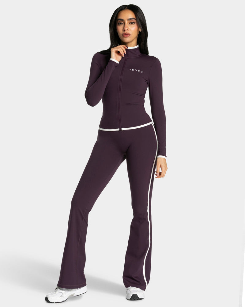 Soft Flared Leggings Tall "Blackberry"