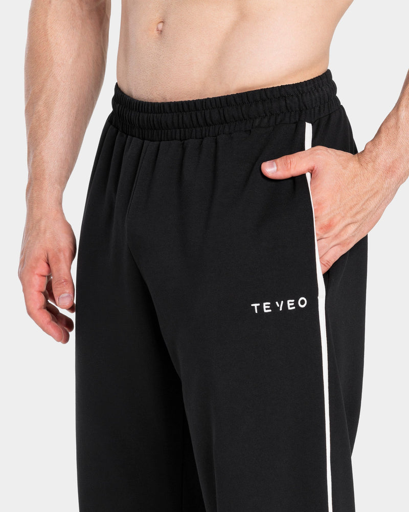 Soft Straight Leg Jogger "Schwarz"