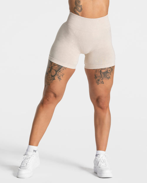 Acid Covert Scrunch Shorts  "Sand"