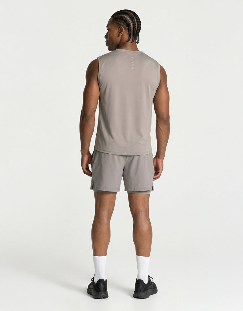 END Running 2in1 Shorts "Smoke"